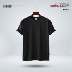 Teens Premium Blank Tshirt - Black - Blank T-shirt | SALT