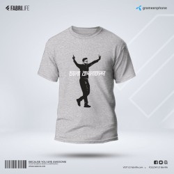 Fabrilife Grameenphone - Shakib T-Shirt (Gray Melange) - Printed | SALT
