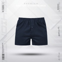 Mens Premium Woven Boxer Shorts - Junior Navy - Woven Shorts | SALT