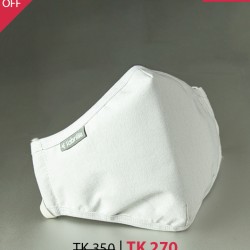Premium Cotton Face Mask (White) - Professional 7 Layer Mask | SALT