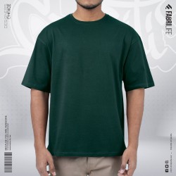 Mens Premium Drop Shoulder T-Shirt- Green - Drop Shoulder T-shirt | SALT