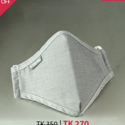 Premium Cotton Face Mask (Gray) - Professional 7 Layer Mask | SALT