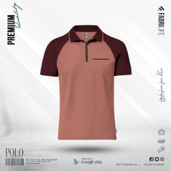 Classical Edition Single Jersey Knitted Zipper Polo- Rediant - Classic | SALT