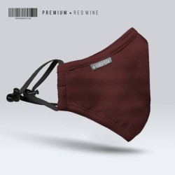 Anti dust & Anti Pollen Cotton Face Mask (Maroon) - Anti dust & Anti Pollen Mask | SALT