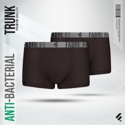 Mens Premium Antibacterial Trunk Combo -( Chocolate 2 pcs ) - Trunk | SALT