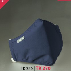 Premium Cotton Face Mask (Navy) - Professional 7 Layer Mask | SALT