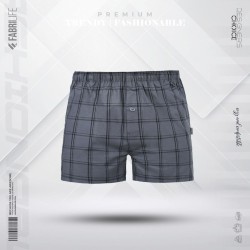 Mens Premium Woven Boxer Shorts - Junior Carbon - Woven Shorts | SALT