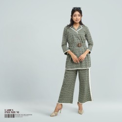 Womens Premium Co-ords- Gracia - Kurti Tunic And Tops | SALT