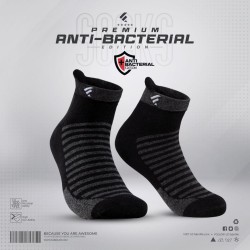 Premium Antibacterial Sports Socks - Winger (Black) - Sports | SALT