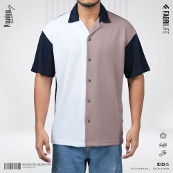 Premium Cuban Shirt - Lavenderash White - Casual Shirt | SALT