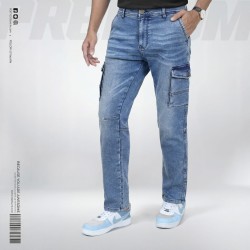 Mens Premium Denim Cargo [6 Pocket] - Grindon - Cargo Pants | SALT