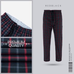 Mens Premium Trouser - Redblack - Comfy Trouser | SALT