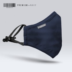 Anti dust & Anti Pollen Cotton Face Mask (Navy) - Anti dust & Anti Pollen Mask | SALT