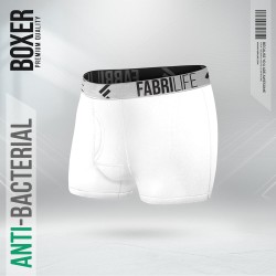 Mens Premium Antibacterial Boxer Brief - White - Boxer Brief | SALT