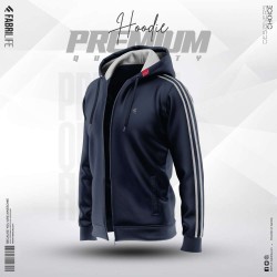 Mens Premium Hoodie Urban - Navy - Hoodie | SALT