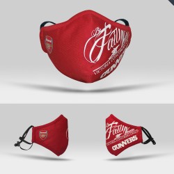 Arsenal FC - Designer Edition Cotton Face Mask - Sports Edition | SALT
