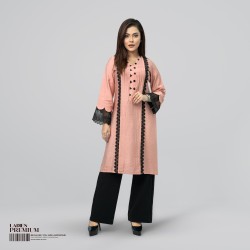 Women's Premium Kurti - Empress Pink - Kurti Tunic And Tops | SALT