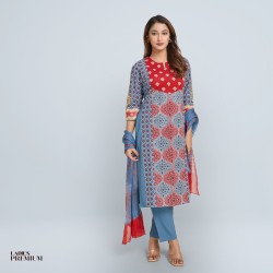 Womens Premium Salwar Kameez [3pcs] - Ethnica - 3pc Salwar Kameez | SALT