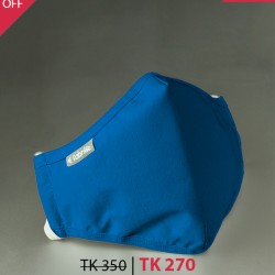 Premium Cotton Face Mask (Deep Blue) - Professional 7 Layer Mask | SALT