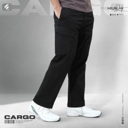 Premium Cargo Pant [V Pocket] -Black - Cargo Pants | SALT